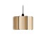Kactos Suspension Lamp With Matte Black Canopy