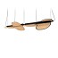 Omma Double Leaves Suspension Lamp - Matte Black