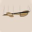 Omma Double Leaves Suspension Lamp - Matte Black