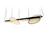 Omma Double Leaves Suspension Lamp - Matte Black