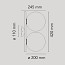 IC C/W1 Double Ceiling Lamp