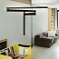 Black Flag Wall Lamp