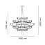 2097/75 Suspension Lamp - Clear Bulb