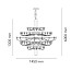 2097/75 Suspension Lamp - Frosted Bulb