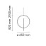 Overlap Small Suspension Lamp