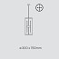 Isol 30/76 Suspension Lamp