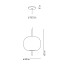 Kushi XL Suspension Lamp