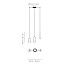 Parga Suspension Lamp - Linear Composition