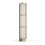 Roma Outdoor Floor Lamp With Base In Travertine