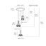 Decanter Chandelier - 3 Piece