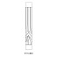 Wall Mounted Tube Small - Carving 2 ( 2 Point)
