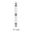Wall Mounted Tube Large - Carving 1 (2 Point)