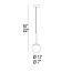 Tumbler 7434/1 Small Suspension Lamp