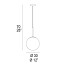 Tumbler 7434/1 Large Suspension Lamp