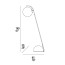 Tumbler 7434/LT1 Floor Lamp
