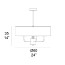 Mansion 7433/5 Suspension Lamp