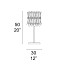 Leaves 6891/L1 Table Lamp