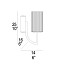 Cuspide 7413/A1 Wall Lamp