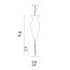 Goccia 7049/1 Suspension Lamp