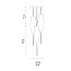 Goccia 7049/3 Suspension Lamp