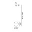 Sfera Small Outdoor Suspension Lamp