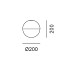 Sfera Small Outdoor Ceiling Lamp