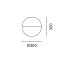 Sfera Large Outdoor Ceiling Lamp