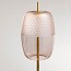 Adamas 33 Floor Lamp - Pink Glass