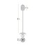 Adamas 33 Floor Lamp - Smoke Grey Glass