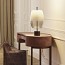 Adamas 33 Table Lamp - Smoke Grey Glass
