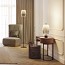 Adamas 33 Table Lamp - Smoke Grey Glass