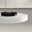 Côte Suspension Lamp - Frosted Smoky Grey Glass