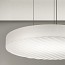 Côte Suspension Lamp - Frosted White Glass