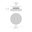 Côte 37cm Ceiling Lamp - Frosted Smoky Grey Glass