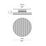 Côte 48cm Ceiling Lamp - Frosted Smoky Grey Glass