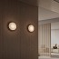 Côte 48cm Ceiling Lamp - Frosted White Glass