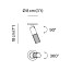 Beak Flat Ceiling Lamp