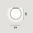 Hoba Medium Ceiling Lamp