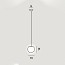 Hoba Small Suspension Lamp