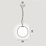 Hoba Large Suspension Lamp