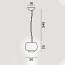 Chouchin 3 Bianco Suspension Lamp