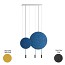 Revolta Suspension - L73S.1S1D-M - With Acoustic Panel & White Surface Canopy