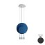 Revolta Suspension - R40S.1S1D-M - With Acoustic Panel & Black Surface Canopy