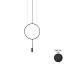 Revolta Suspension - T-3635S-M - With Acoustic Panel & Black Surface Canopy