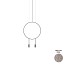 Revolta Suspension - T-3636S-M - With Acoustic Panel & Black Surface Canopy
