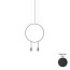 Revolta Suspension - T-3636S-M - With Acoustic Panel & Black Surface Canopy