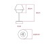 Hotel Table Lamp - Black Metal