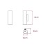 Romanica Slim Wall Lamp - Matte White Metal