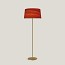 Zeta Extra Large Floor Lamp With Gold Metal