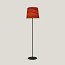 Zeta Large Floor Lamp With Black Metal
